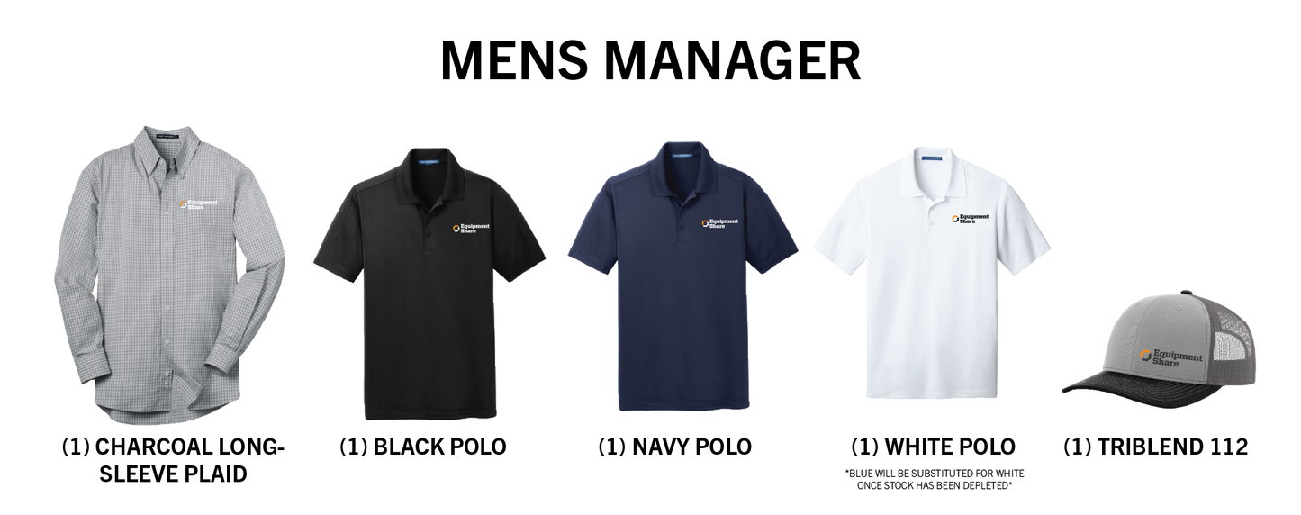Men's Manager Kit - Made to Order