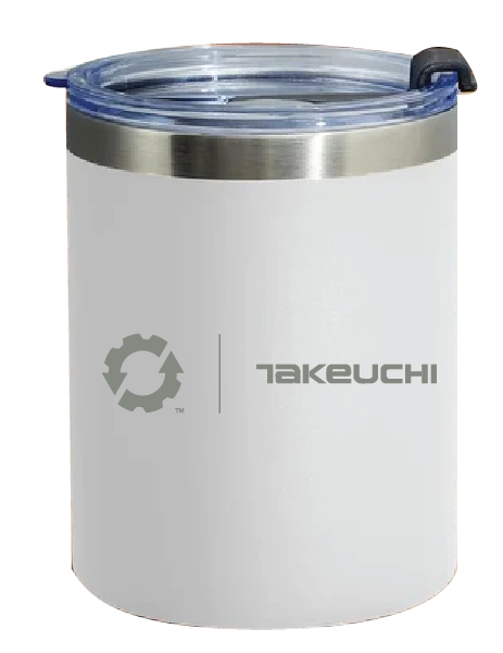 Takeuchi 12 oz Stainless Steel Tumbler Vacuum Insulated Mug