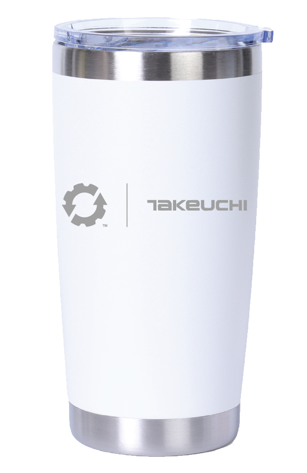 Takeuchi 20oz. Laser Engraved Stainless Steel Vacuum Tumbler