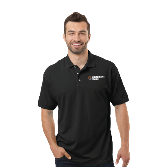 Men's SuperBlend S/S Polo with Extended Sizes BG7204 - Made to Order