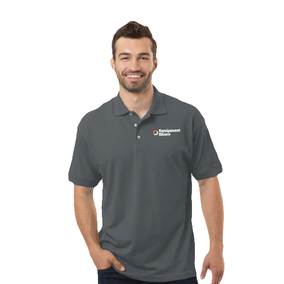 Men's SuperBlend S/S Polo with Extended Sizes BG7204 - Made to Order