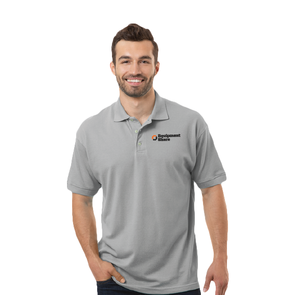 Men's SuperBlend S/S Polo with Extended Sizes BG7204 - Made to Order