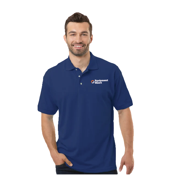 Men's SuperBlend S/S Polo with Extended Sizes BG7204 - Made to Order