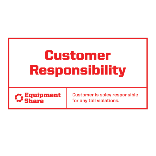 Customer Responsibility: Toll Violations 4.5"x2.3"