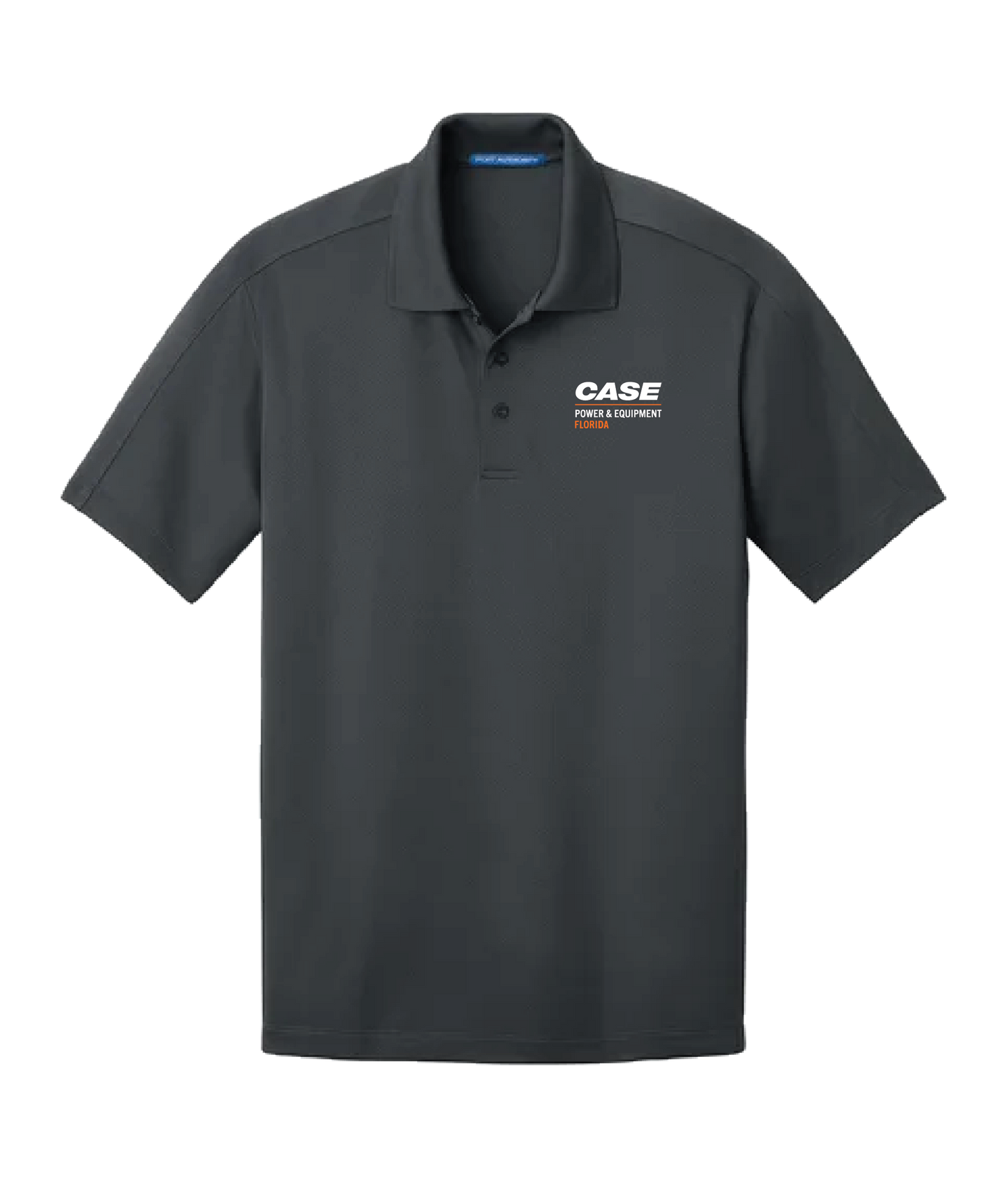 Port Authority Diamond Jacquard Polo With Case Power & Equipment Florida logo-  made to order.