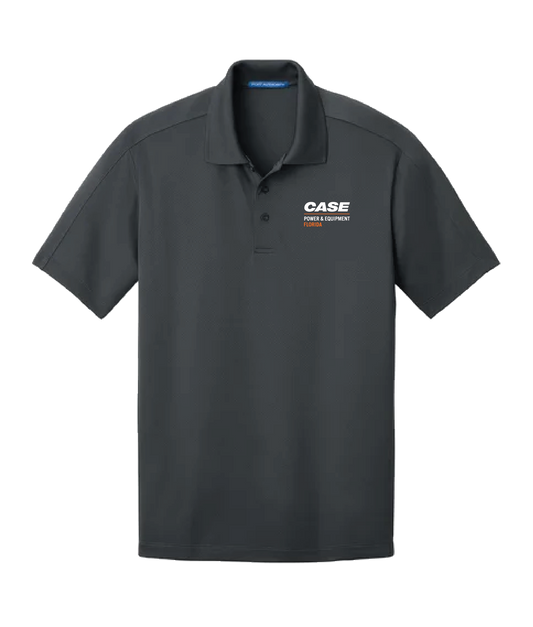 Port Authority Diamond Jacquard Polo With Case Power & Equipment Florida logo-  made to order.