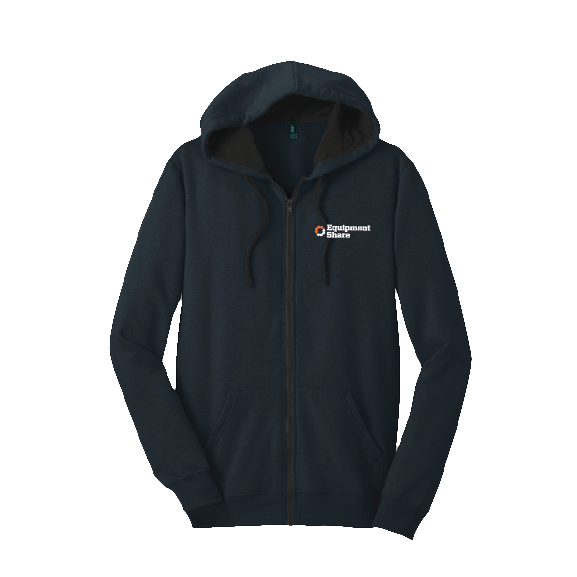 District Concert Fleece Full-Zip Hoodie DT800 - Made to Order