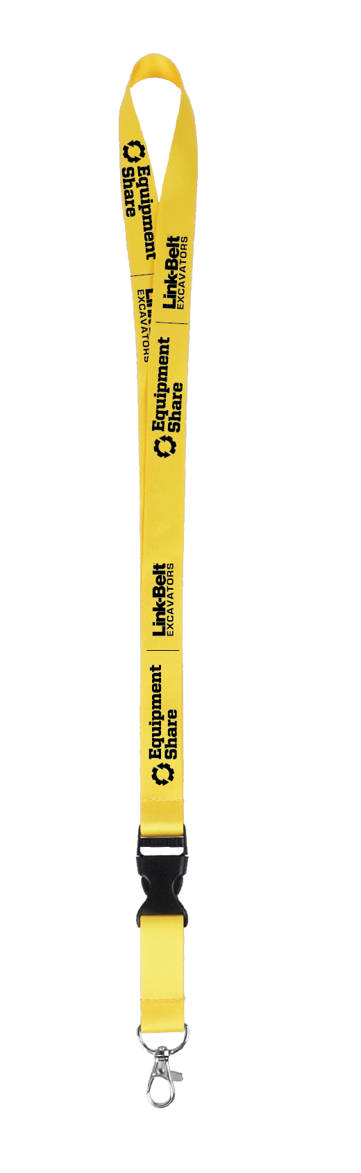 Link-Belt Lanyard W/ Lobster Hook And Plastic Buckle