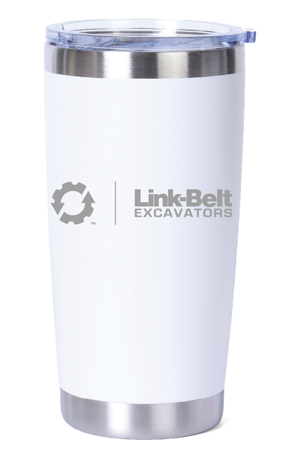 Link-Belt 20oz. Laser Engraved Stainless Steel Vacuum Tumbler