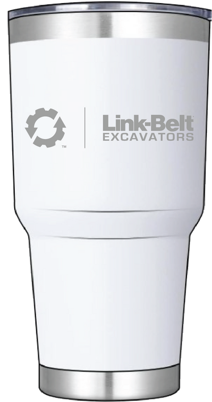 Link-Belt 30oz. Laser Engraved Stainless Steel Vacuum Tumbler