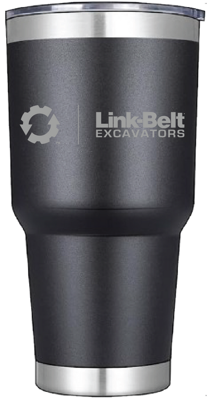 Link-Belt 30oz. Laser Engraved Stainless Steel Vacuum Tumbler