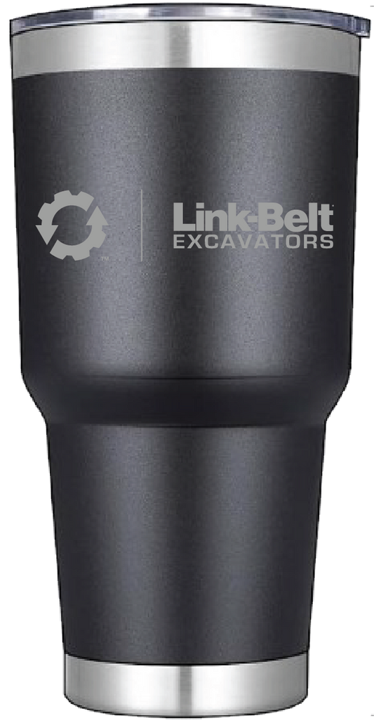 Link-Belt 30oz. Laser Engraved Stainless Steel Vacuum Tumbler