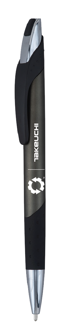 Takeuchi  Grey Crescendo Ballpoint Pen