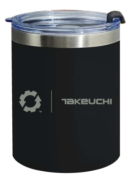Takeuchi 12 oz Stainless Steel Tumbler Vacuum Insulated Mug