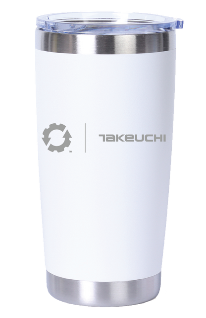 Takeuchi 20oz. Laser Engraved Stainless Steel Vacuum Tumbler
