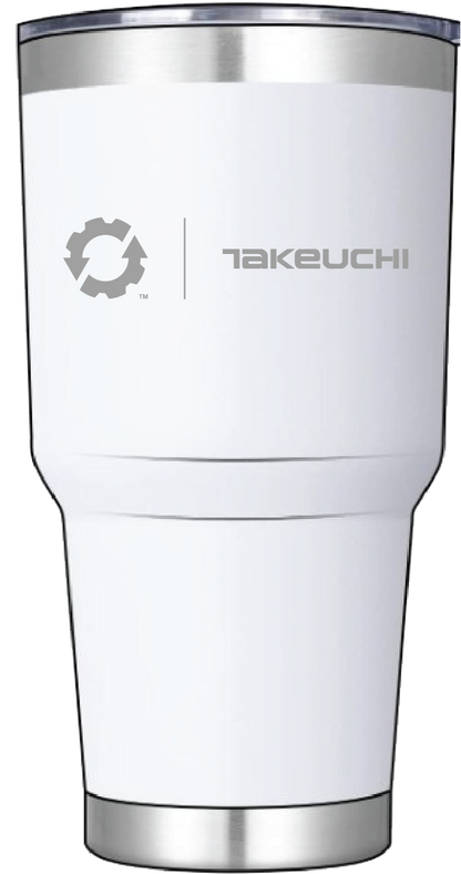Takeuchi 30oz. Laser Engraved Stainless Steel Vacuum Tumbler