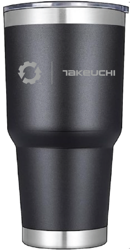Takeuchi 30oz. Laser Engraved Stainless Steel Vacuum Tumbler