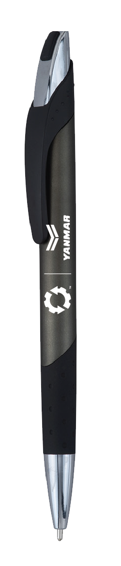 Yanmar Grey Crescendo Ballpoint Pen