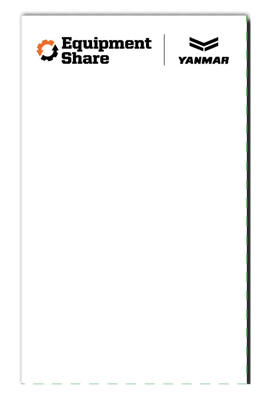 Yanmar  Scratchpad 4"x6"