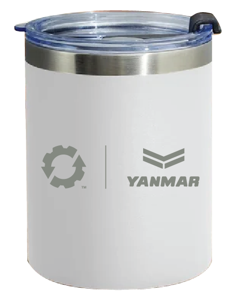 Yanmar 12 oz Stainless Steel Tumbler Vacuum Insulated Mug