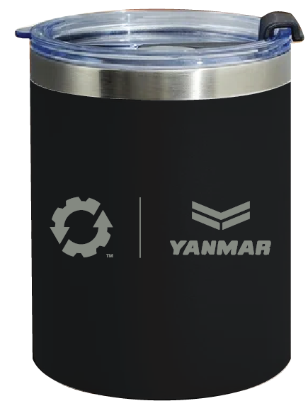 Yanmar 12 oz Stainless Steel Tumbler Vacuum Insulated Mug