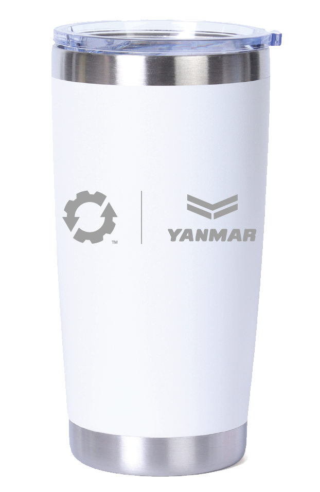 Yanmar 20oz. Laser Engraved Stainless Steel Vacuum Tumbler