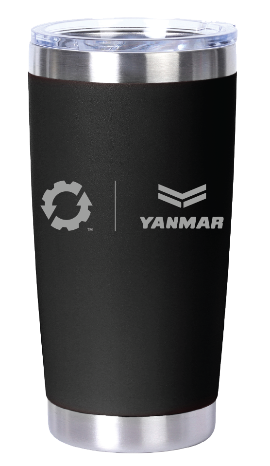 Yanmar 20oz. Laser Engraved Stainless Steel Vacuum Tumbler