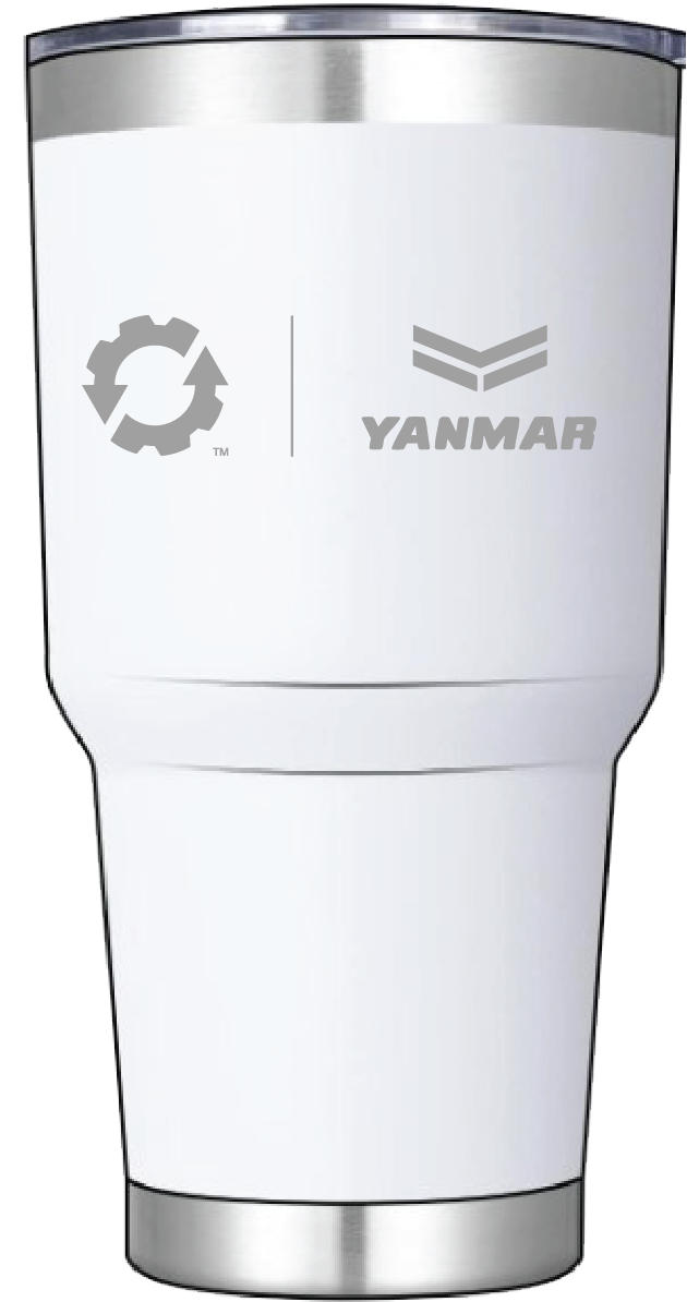 Yanmar 30oz. Laser Engraved Stainless Steel Vacuum Tumbler