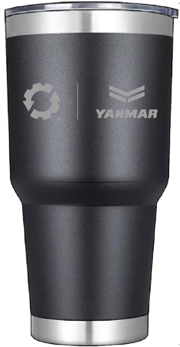 Yanmar 30oz. Laser Engraved Stainless Steel Vacuum Tumbler