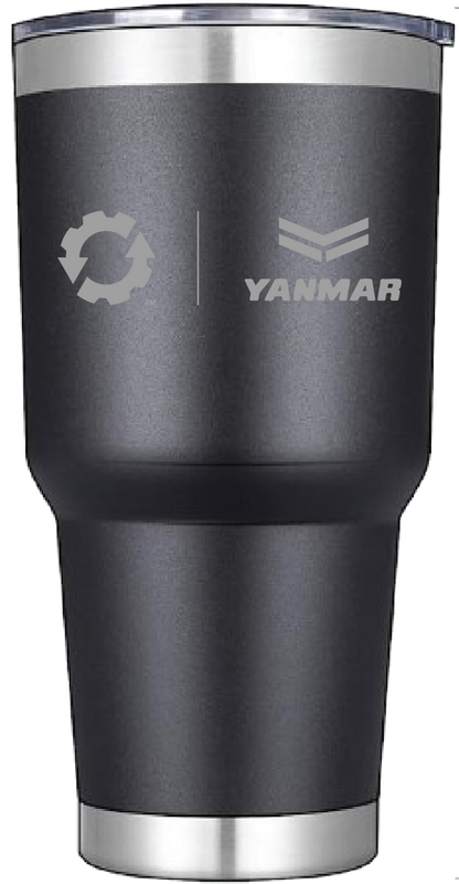 Yanmar 30oz. Laser Engraved Stainless Steel Vacuum Tumbler