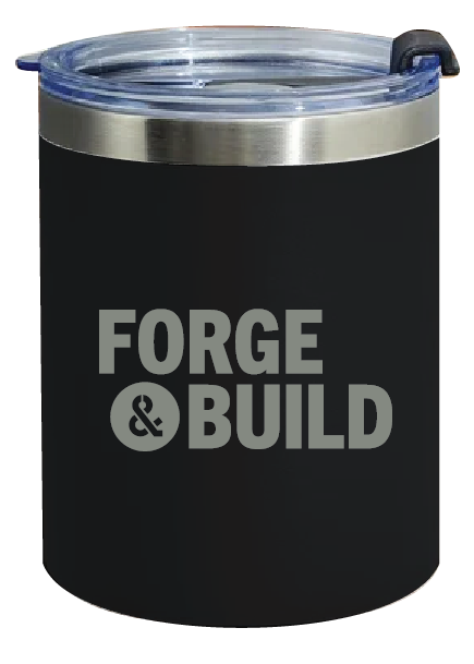 Forge & Build 12 oz Stainless Steel Tumbler Vacuum Insulated Mug