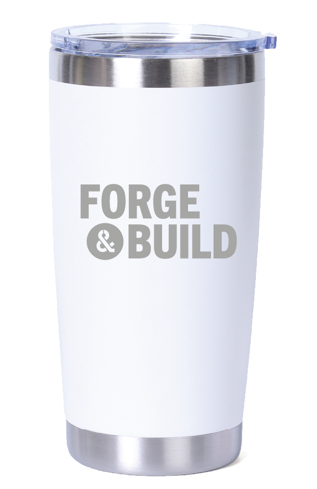 Forge & Build 20oz. Laser Engraved Stainless Steel Vacuum Tumbler