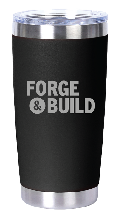 Forge & Build 20oz. Laser Engraved Stainless Steel Vacuum Tumbler