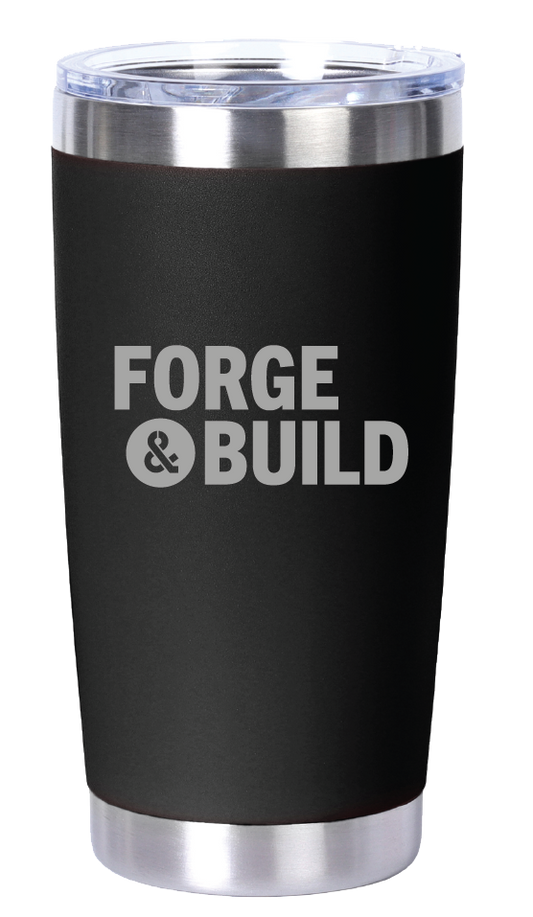 Forge & Build 20oz. Laser Engraved Stainless Steel Vacuum Tumbler