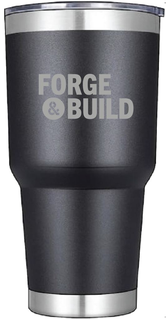 Forge & Build 30oz. Laser Engraved Stainless Steel Vacuum Tumbler