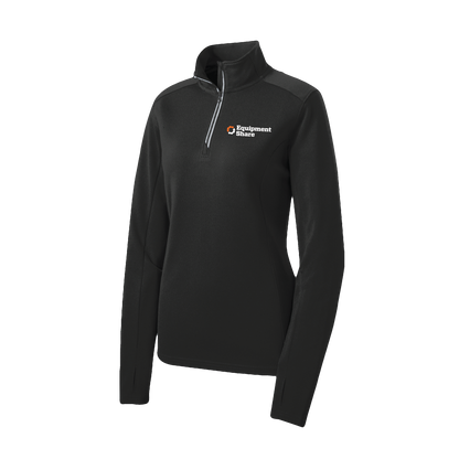 Sport-Tek Ladies Sport-Wick Textured 1/4 Zip Pullover - Made to Order