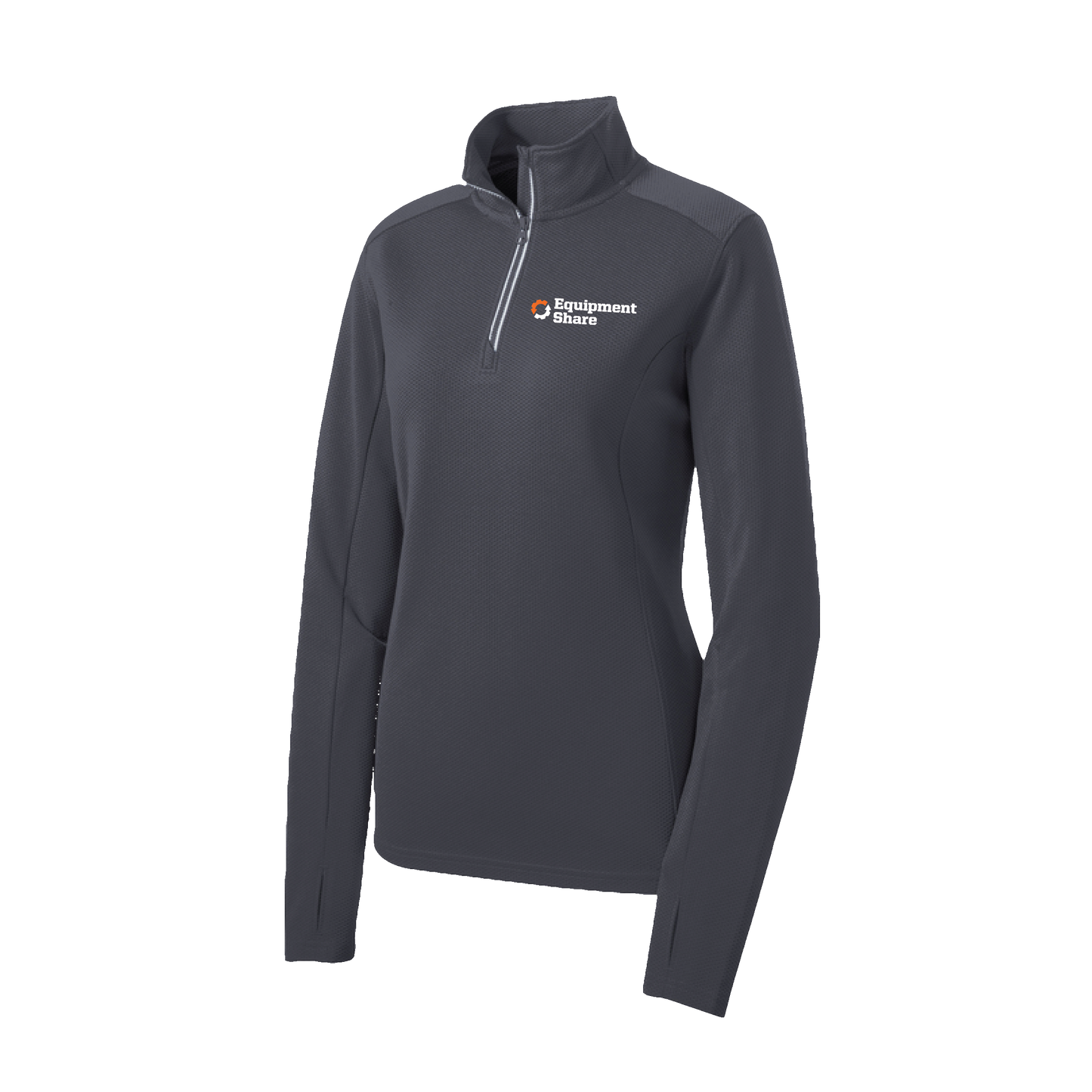 Sport-Tek Ladies Sport-Wick Textured 1/4 Zip Pullover - Made to Order