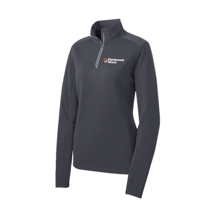 Sport-Tek Ladies Sport-Wick Textured 1/4 Zip Pullover - Made to Order