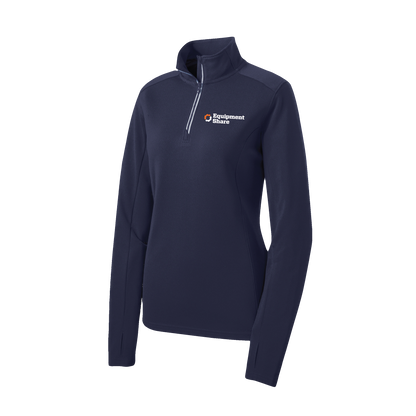 Sport-Tek Ladies Sport-Wick Textured 1/4 Zip Pullover - Made to Order