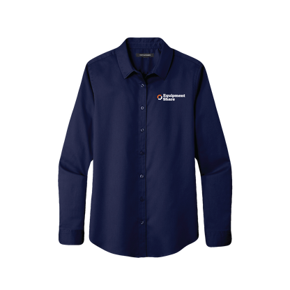 Port Authority Ladies Long Sleeve SuperPro React Twill Shirt LW808 - Made to Order