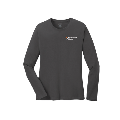 Port Authority Ladies Long Sleeve Cotton T-Shirt - Made to Order