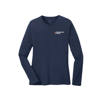 Port Authority Ladies Long Sleeve Cotton T-Shirt - Made to Order
