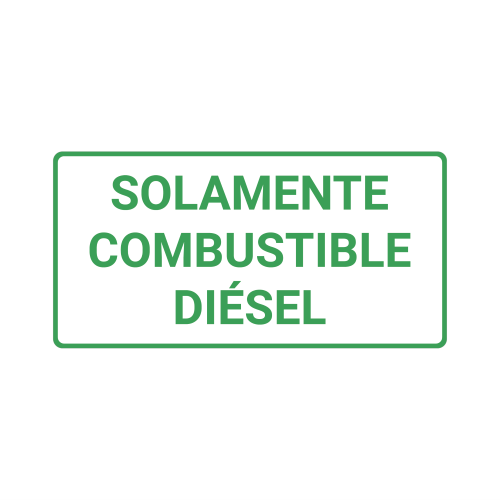 Spanish Version-Diesel Fuel Only 6"x3"